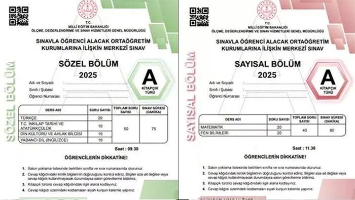 2025 LGS SORU VE CEVAPLARI NE ZAMAN, SAAT YAYIMLANACAK