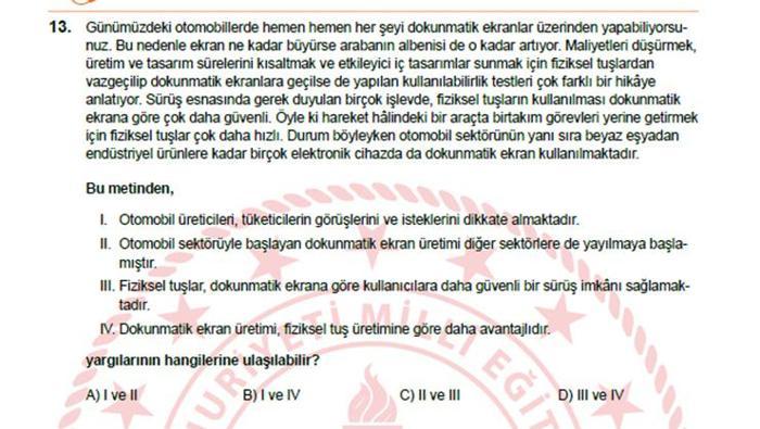 2025 LGS SORULARI VE CEVAP ANAHTARI MEB LGS sözel-sayısal soruları ve cevapları açıklandı Kitapçık sorgulama ekranı