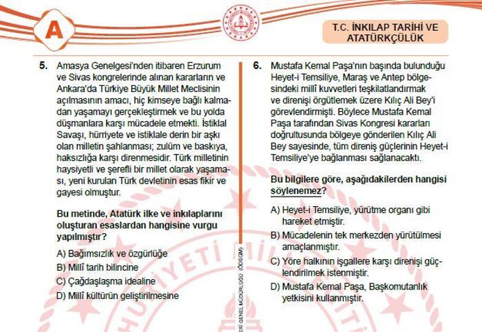 2025 LGS SORULARI VE CEVAP ANAHTARI MEB LGS sözel-sayısal soruları ve cevapları açıklandı Kitapçık sorgulama ekranı