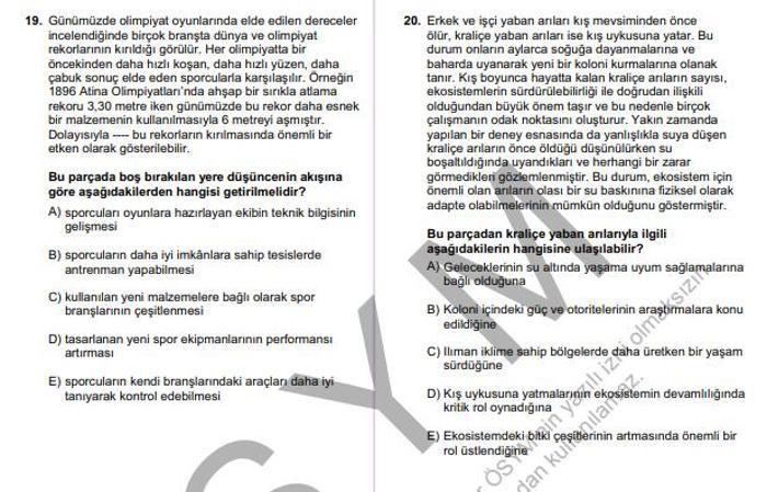 2025 YKS TYT SORULARI VE CEVAP ANAHTARI AÇIKLANDI: ÖSYM duyurdu | Türkçe, Matematik, Fen Bilimleri ve Sosyal Bilimler soruları kitapçığı