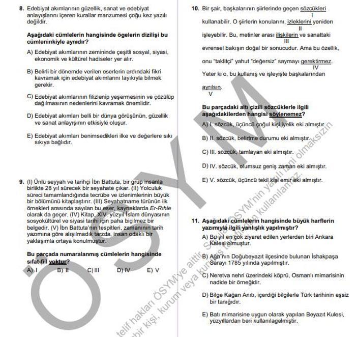 2025 YKS TYT SORULARI VE CEVAP ANAHTARI AÇIKLANDI: ÖSYM duyurdu | Türkçe, Matematik, Fen Bilimleri ve Sosyal Bilimler soruları kitapçığı