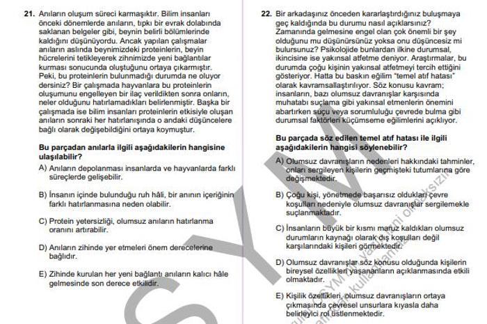 2025 YKS TYT SORULARI VE CEVAP ANAHTARI AÇIKLANDI: ÖSYM duyurdu | Türkçe, Matematik, Fen Bilimleri ve Sosyal Bilimler soruları kitapçığı