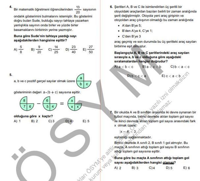 2025 YKS TYT SORULARI VE CEVAP ANAHTARI AÇIKLANDI: ÖSYM duyurdu | Türkçe, Matematik, Fen Bilimleri ve Sosyal Bilimler soruları kitapçığı