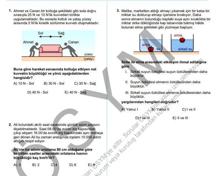 2025 YKS TYT SORULARI VE CEVAP ANAHTARI AÇIKLANDI: ÖSYM duyurdu | Türkçe, Matematik, Fen Bilimleri ve Sosyal Bilimler soruları kitapçığı