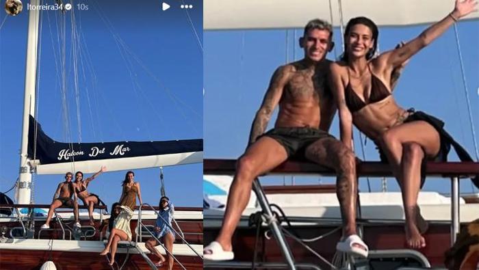Yeniden yan yana: Lucas Torreira-Devrim Özkan çifti barışır barışmaz soluğu Bodruma aldı