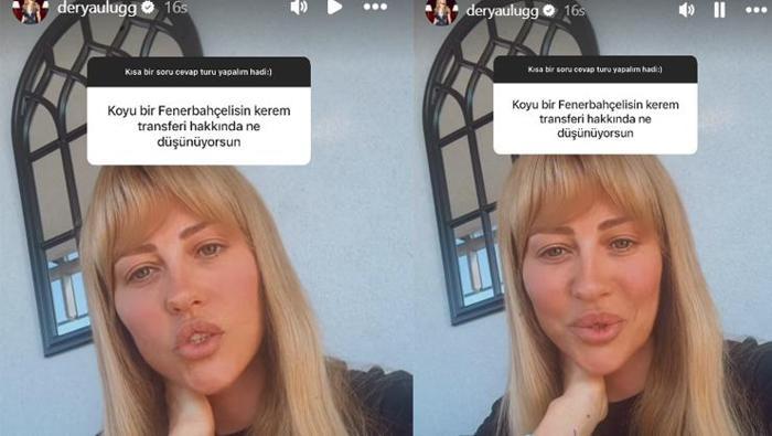 Koyu Fenerbahçeli Derya Uluğdan Kerem Aktürkoğlu sözleri Eğer gelirse...