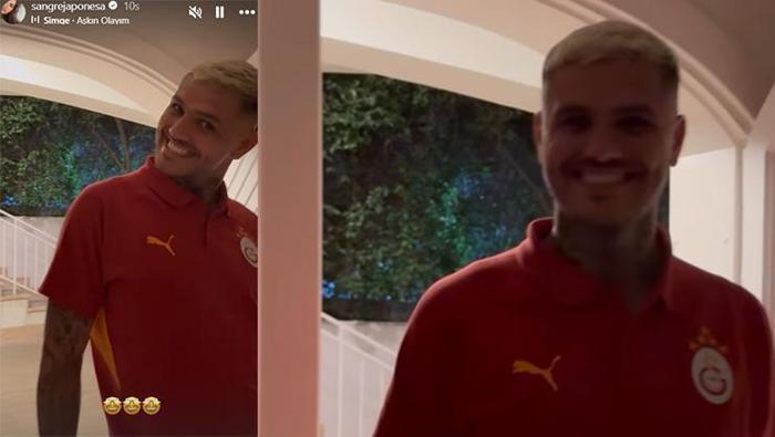 Icardi golle döndü sevgilisi Aşkın Olayım dedi kapıda karşıladı Peş peşe paylaşımlar