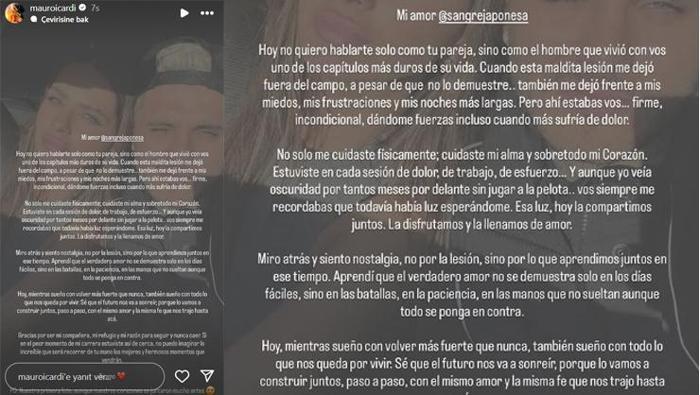 Icardi golle döndü sevgilisi Aşkın Olayım dedi kapıda karşıladı Peş peşe paylaşımlar