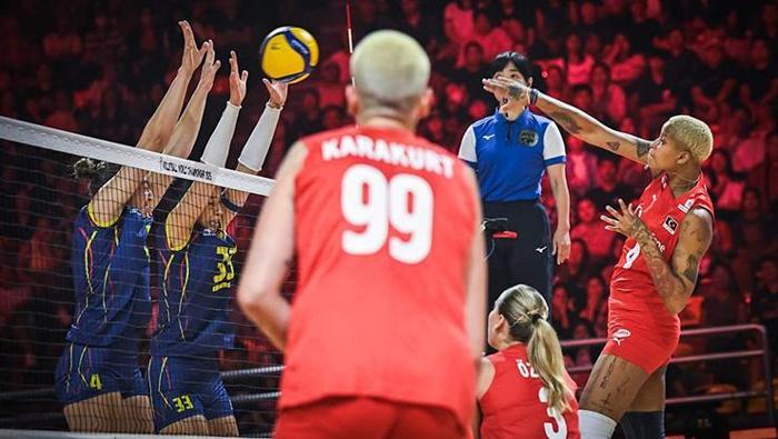 Filenin Sultanları, İspanyaya göz açtırmadı Melissa Vargas, Yaprak Erkek takımı sırtladı