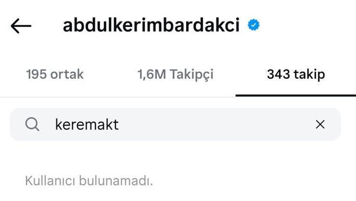Kerem Aktürkoğlunu takipten çıktılar Eski dostlar rakip oldu, Yunus, Abdülkerim...