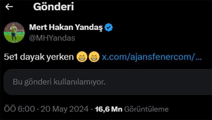Fenerbahçede Mert Hakan Yandaştan, Kerem Aktüroğlu hamlesi Herkesi şaşırttı