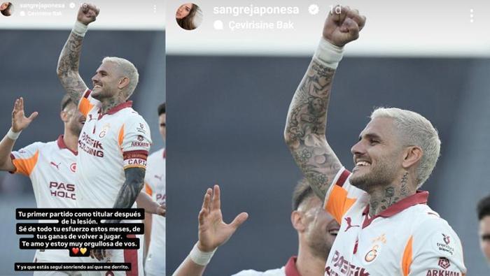 Icardinin sevgilisi China Suarez de fanatik Galatasaraylı oldu Şampiyon Fenerbahçe sözlerini duyunca...