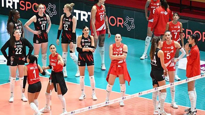 Voleybol maçında yangın paniği Korku dolu anlar nedeniyle maça ara verildi