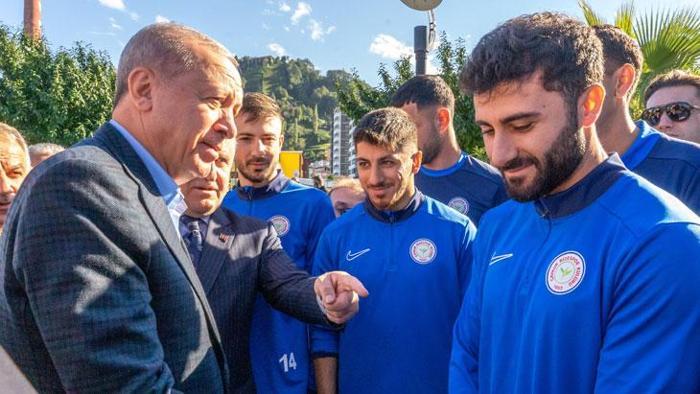 Cumhurbaşkanı Erdoğan, Çaykur Rizespor Futbol Kulübü ve Rize Çay İlkokulunu ziyaret etti