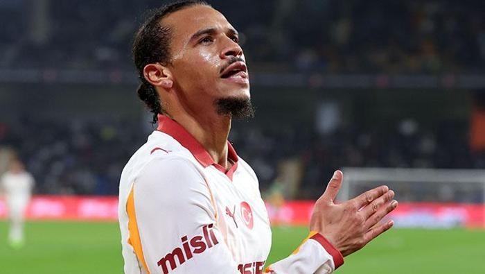 Leroy Sanenin 2 gollük performansını Almanlar manşetlerine taşıdı Galatasarayda unutulmaz bir akşam
