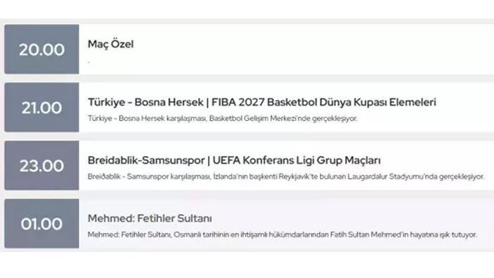 MAÇ NEDEN TRT SPORDA