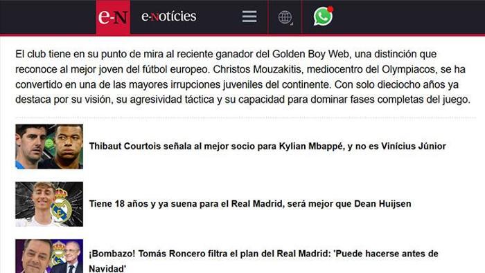 MOUZAKITIS SÜRPRİZİ