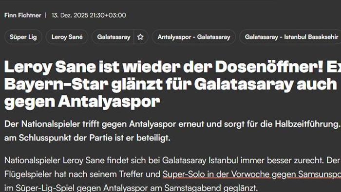 GALATASARAY FORMASIYLA GÖZ KAMAŞTIRDI