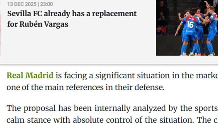 REAL MADRİD, ÖNEMLİ BİR DURUMLA KARŞI KARŞIYA