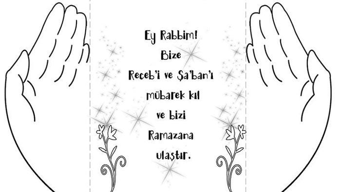 Üç aylar duası - Türkçe Okunuşu ve Arapça yazılışı ile Peygamber efendimizin üç aylar duası