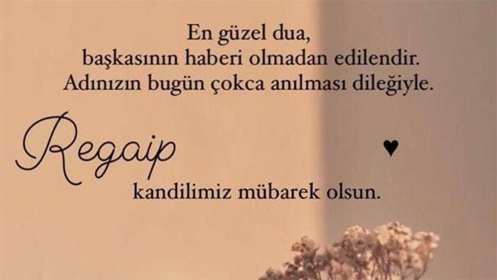 Regaip Kandili mesajları ve sözleri | En Güzel, Dualı ve Resimli kısa-uzun, resimli Regaip Kandili Mesajları ve sözleri ile İyi Kandiller
