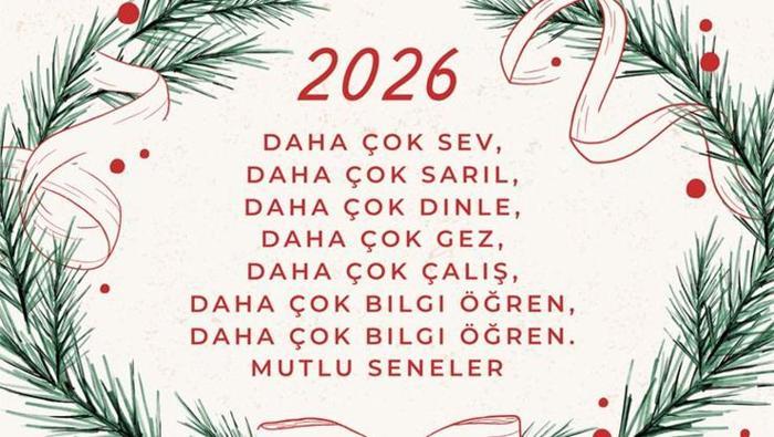 Yeni yıl mesajları 2026-Yılbaşı mesajı: En güzel, anlamlı, duygusal, etkileyici, kısa, uzun ve resimli mutlu yıllar kutlama sözleri
