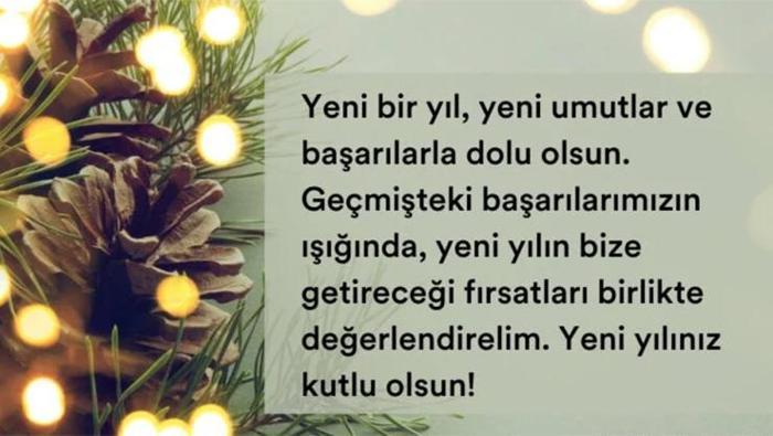 Kurumsal yeni yıl mesajları 2026 - İş arkadaşına, patrona, yöneticiye ve müdüre yılbaşı SMS WhatsApp tebrik & kutlama sözleri