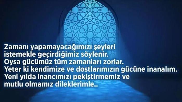 Dualı yeni yıl mesajları 2026 - Dini yılbaşı mesajı, ayetli, hadisli, sureli, resimli ve yazılı yılbaşı tebrik mesajları