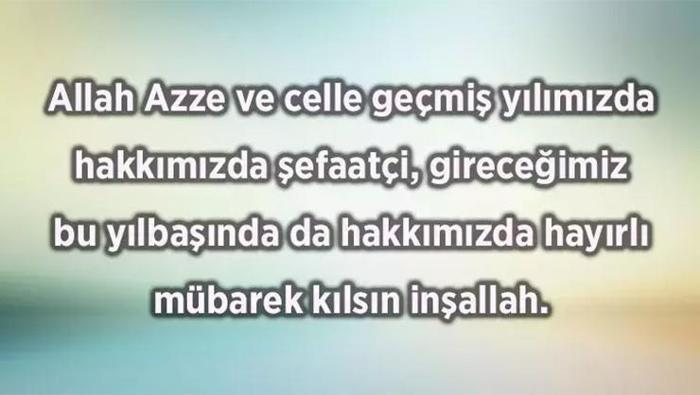 Dualı yeni yıl mesajları 2026 - Dini yılbaşı mesajı, ayetli, hadisli, sureli, resimli ve yazılı yılbaşı tebrik mesajları