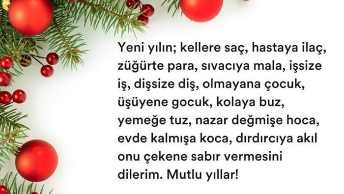 Komik yeni yıl mesajları 2026 - Arkadaşa, sevgiliye ve dosta etkileyici güldüren en komik yılbaşı tebrik & iyi dilek sözleri