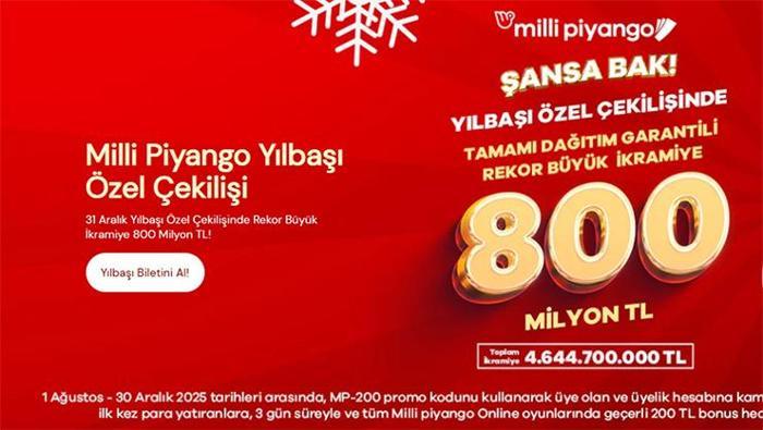 Milli piyango 2026 yılbaşı çekilişi ne zaman, saat kaçta ve hangi kanalda çekildi Büyük İkramiye Çekilişi Canlı Yayın İzle