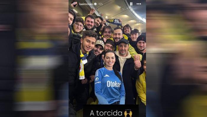 Fenerbahçeli Edersonun eşi Lais Moraesten Süper Kupada olay paylaşım