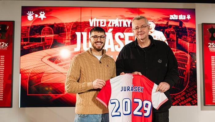 David Jurasek (Sol Bek) Benfica -> Slavia Prag