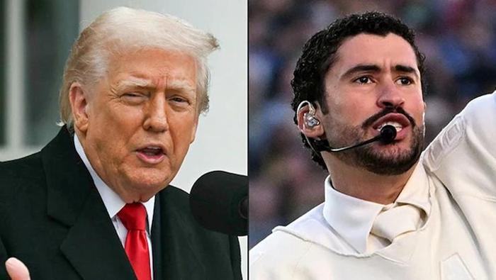 Olaylı Super Bowlda şampiyon Seattle Seahawks oldu, Donald Trump çılgına döndü Devre arasına Bad Bunny damgası