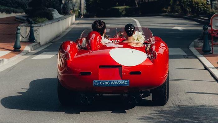 Formula 1 pilotu Charles Leclercin masal gibi düğününe damga vuran milyonluk araba