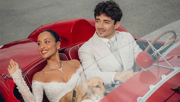 Formula 1 pilotu Charles Leclercin masal gibi düğününe damga vuran milyonluk araba