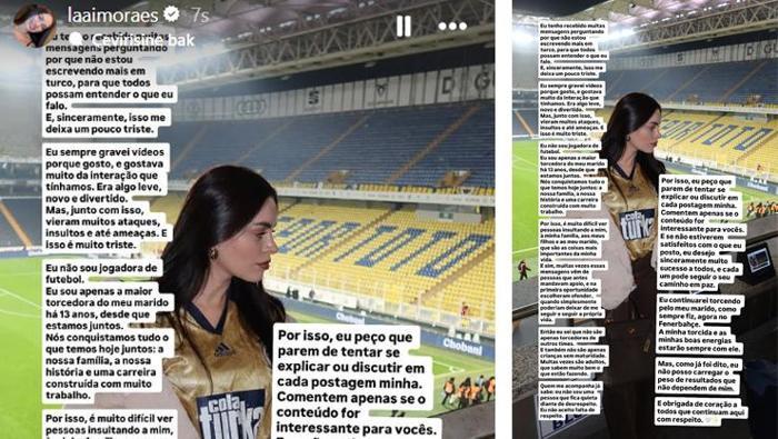 Edersonun eşi Lais Moraesten olay açıklama Fenerbahçenin geçmişte şampiyon olmamasının yükünü ben taşıyamam