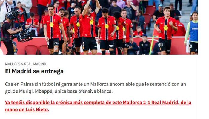 MADRİD TESLİM OLDU