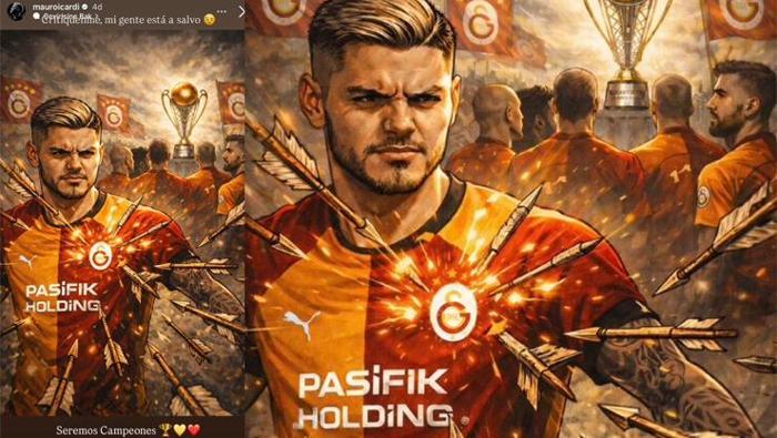 Galatasaray kaptanı Icardiden tepkiler sonrası olay paylaşım Beni eleştirin, arkamdakiler...