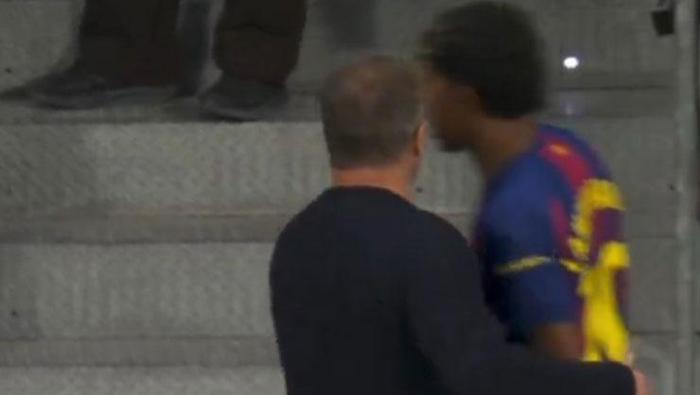 Lamine Yamalın öfkesinin sebebi ortaya çıktı Barcelona antrenöründen azarı yiyince...