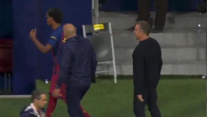 Lamine Yamalın öfkesinin sebebi ortaya çıktı Barcelona antrenöründen azarı yiyince...