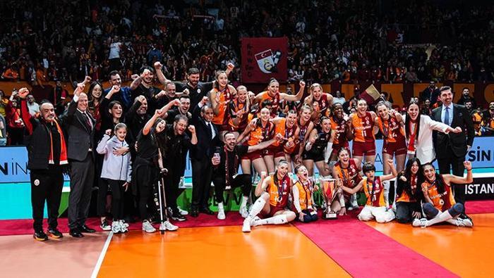 Galatasaray tarih yazdı 3 branşta Avrupa kupası kazanan tek Türk takımı