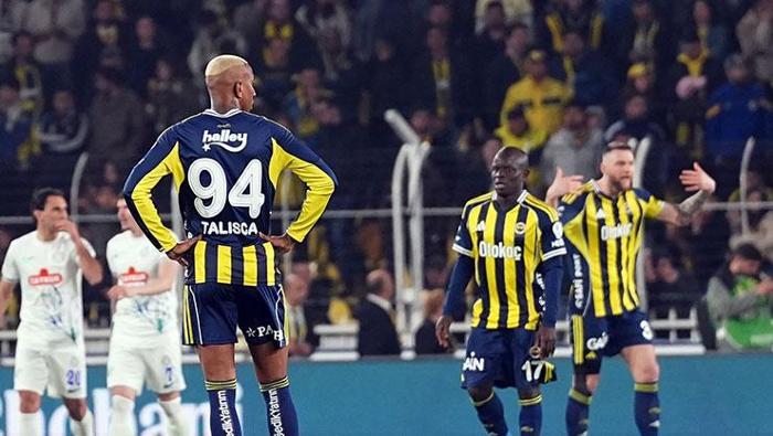 F.BAHÇE EVİNDE 5. KEZ PUAN KAYBETTİ
