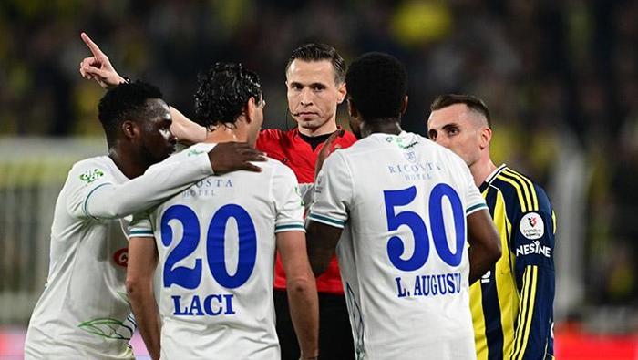 Protokol hatası Süper Ligde 30.haftanın hakem raporu Fenerbahçe-Rizespor Skora doğrudan etki eden bir karar