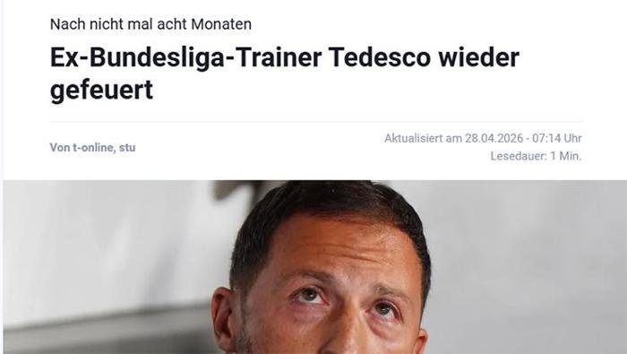 Fenerbahçe-Tedesco ayrılığı Alman basınında Derbi mağlubiyetinin sonuçları var
