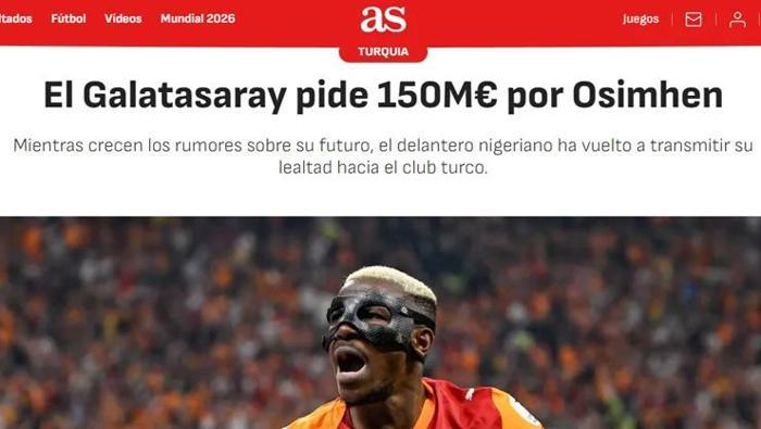Dünya devleri Osimhen için sırada Galatasaraydan dudak uçuklatan bonservis beklentisi