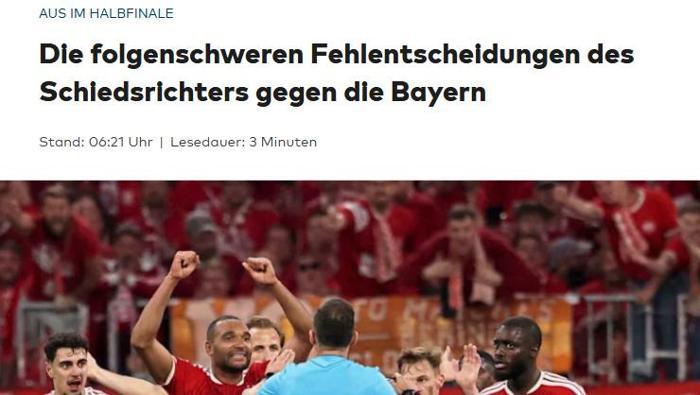 WELT: Hakemin Bayern Münih aleyhine verdiği felaket kararlar