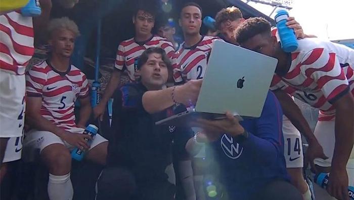 Dünya Kupasındaki rakibimiz ABDden olay yaratan görüntü Pochettino eleştirilerin hedefinde
