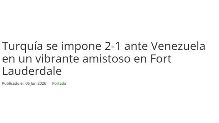 BALONAZOS: Türkiye, Fort Lauderdalede oynanan hazırlık maçında Venezuelayı 2-1 mağlup etti