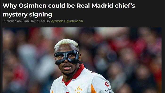 Real Madridin gizemli transferi Osimhen mi Florentino Perez ser verip, sır vermedi ama yakayı ele verdi